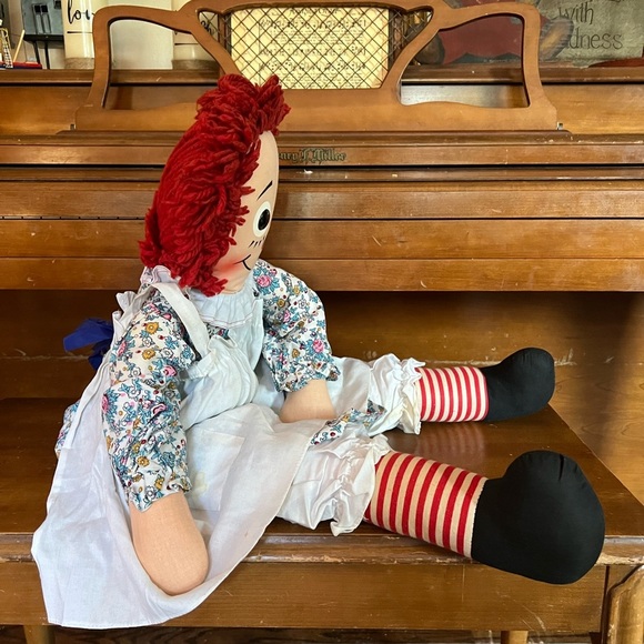 Rare Vintage 1960’s Knickerbocker Raggedy Ann 3 Feet Tall!‼️FINAL SALE - Picture 5 of 7
